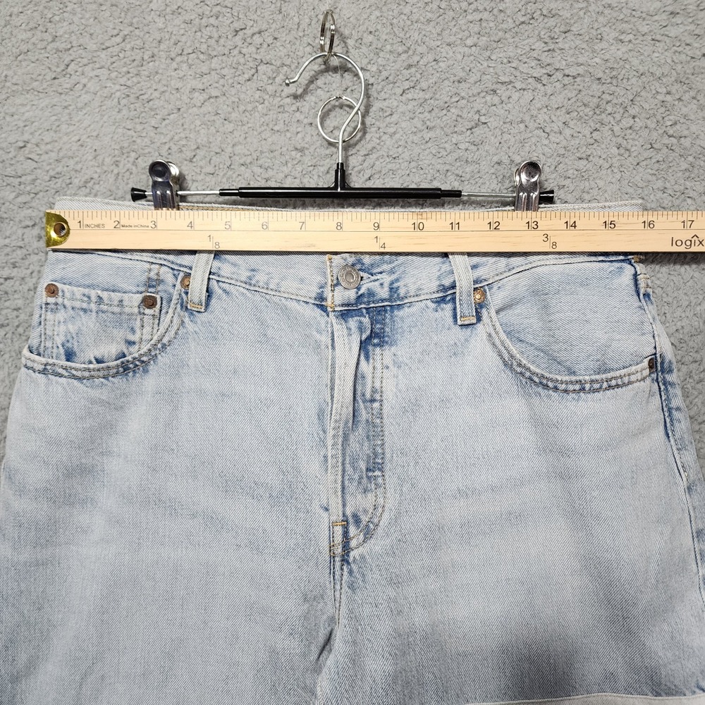 Levis Womens 501 90s Freehand Folk Jeans Colorblock Button Fly‎ 29x30 - Picture 3 of 9